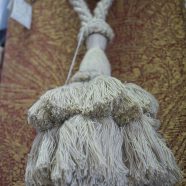 Embrasse in cotone bianco